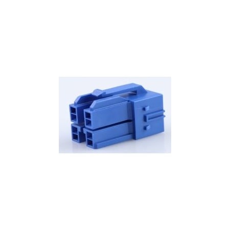Molex 6.5mm WTB Recpt Hse PBTP Blue 4Ckt 151049-2401